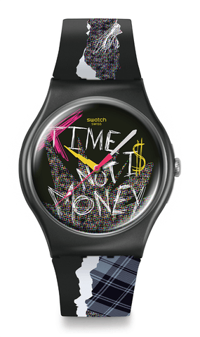 Reloj Swatch Blank Check de Silicona