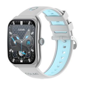 Smartwatch Colmi P86 con correa de silicona azul
