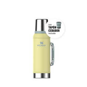 Termo Stanley Clasico Con Manija Y Tapon Cebador | 950 ml.