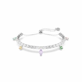 Pulsera Tennis Ariana Grande x Swarovski, Tallas mixtas, Multicolor, Baño de rodio