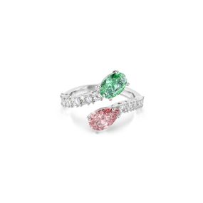 Anillo abierto Ariana Grande x Swarovski, Tallas mixtas, Multicolor, Baño de rodio