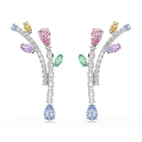 Pendientes Ariana Grande x Swarovski, Tallas mixtas, Multicolores, Baño de rodio