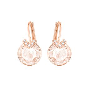 Aros Bella V Rosa - Baño de Oro Rosa