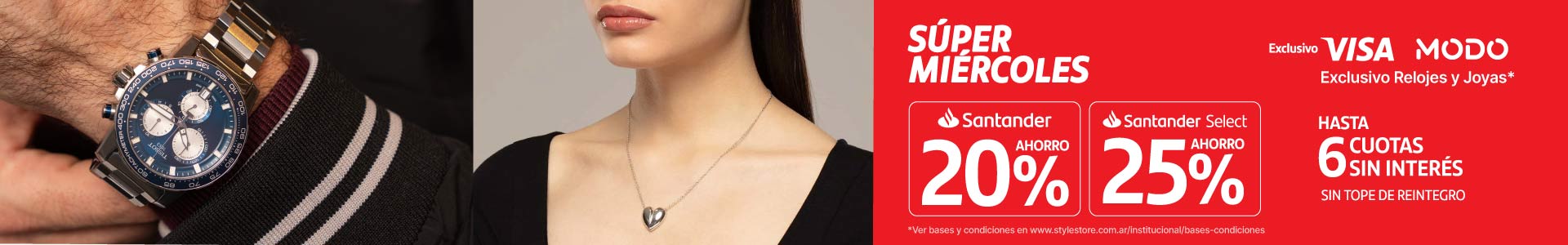 Santander Supermiércoles hasta 25% Off y 6 cuotas