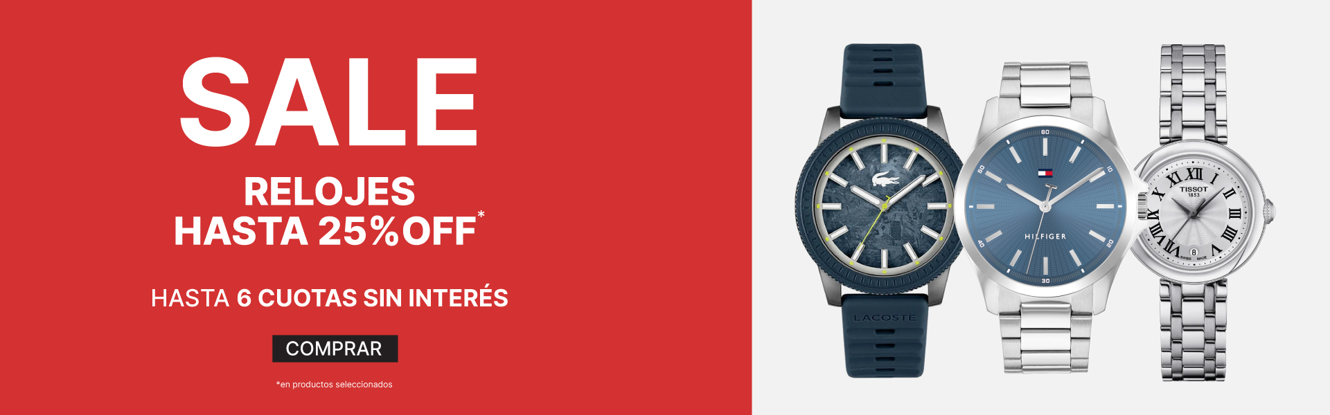 Tus relojes favoritos en rebaja