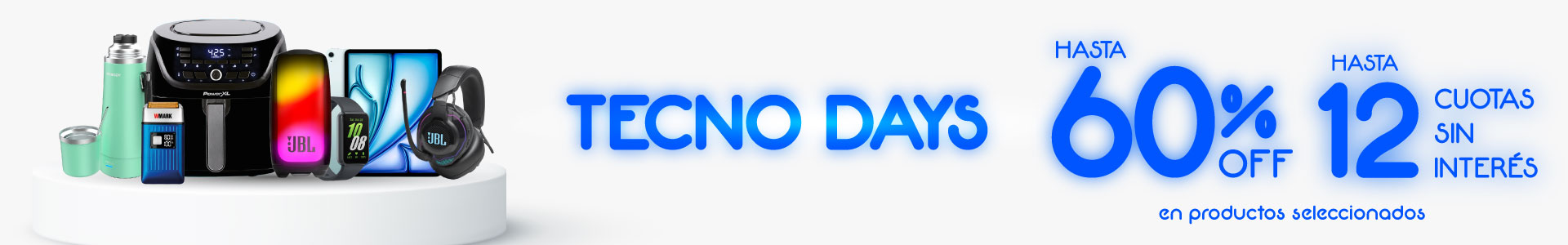 Desuentos de hasta 75% Off y 12 cuotas sin interés