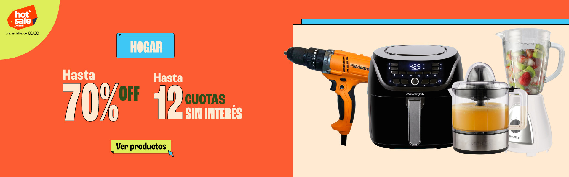 Productos para el hogar en Hot Sale 2025