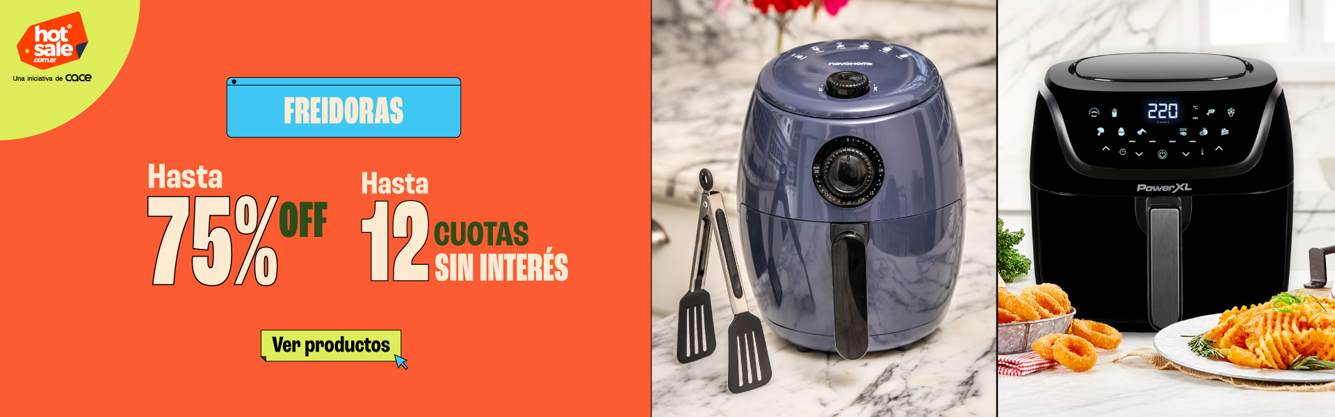 Freidras hasta 75% off