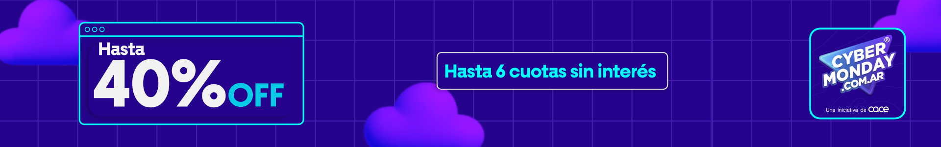 Cyber Monday 2025 Hasta 40% off