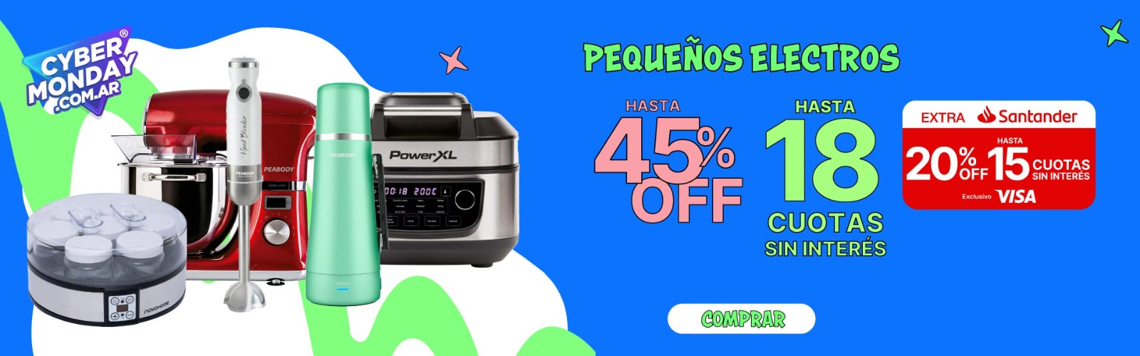 Cyber Monday 2024 en Pequeños Electros
